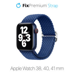 FixPremium - Strap Solo Loop for Apple Watch (38, 40 & 41mm), dark blue