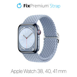 FixPremium - Strap Solo Loop for Apple Watch (38, 40 & 41mm), light blue