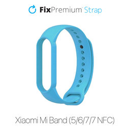 FixPremium - Silicone Strap for Xiaomi Mi Band (5/6/7/7 NFC), blue