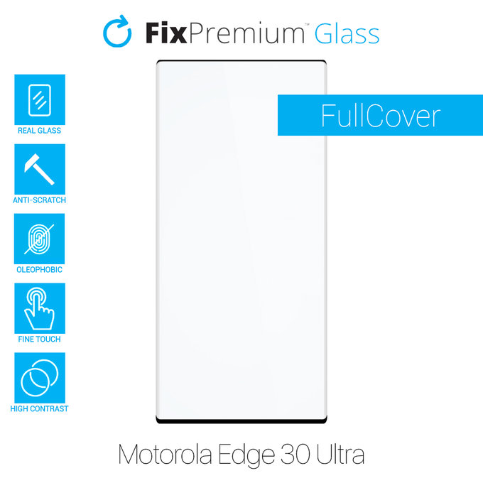 FixPremium FullCover Glass - Tempered Glass for Motorola Edge 30 Ultra