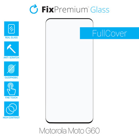 FixPremium FullCover Glass - Tempered Glass for Motorola Moto G60