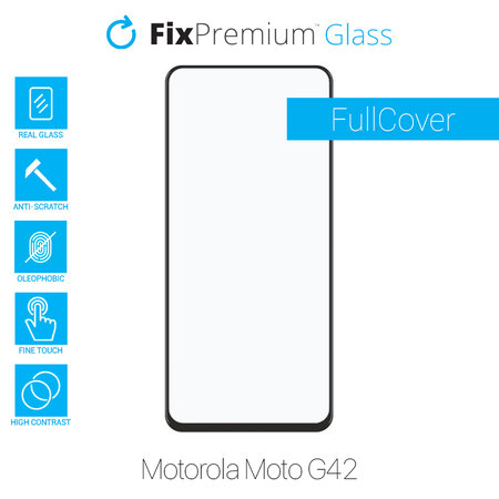 FixPremium FullCover Glass - Tempered Glass for Motorola Moto G42