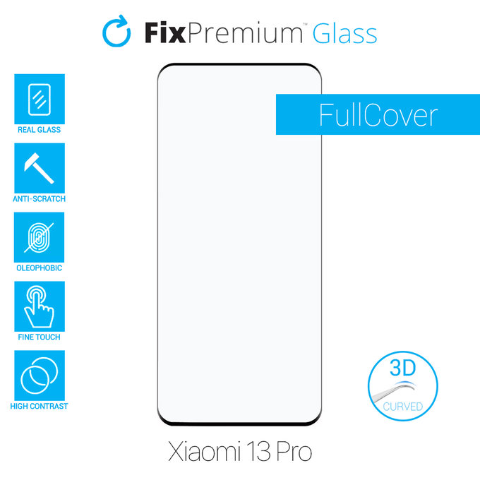 FixPremium Glass - 3D Tempered Glass for Xiaomi 13 Pro