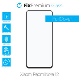 FixPremium FullCover Glass - Tempered Glass for Xiaomi Redmi Note 12