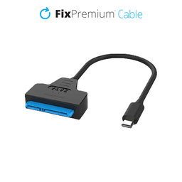 FixPremium - Cable - USB-C / SATA 2.5", black