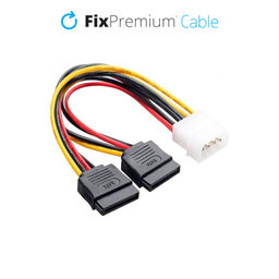 FixPremium - Power Cable - IDE ATA / 2x SATA