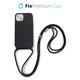 FixPremium - Silicon Case with String for iPhone 13 & 14, black