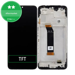Xiaomi Poco M4 5G 22041219PG - LCD Display + Touch Screen + Frame (Power Black) - 560005L19P00 Genuine Service Pack