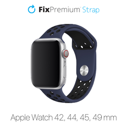 FixPremium - Silicone Sport Strap for Apple Watch (42, 44, 45 & 49mm), blue