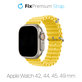 FixPremium - Strap Ocean Loop for Apple Watch (42, 44, 45 & 49mm), yellow