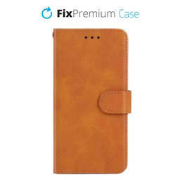 FixPremium - Case Book Wallet for iPhone 11 Pro Max, brown