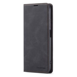 FixPremium - Case Business Wallet for Samsung Galaxy S22 Ultra, black