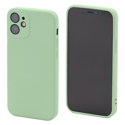 FixPremium - Case Rubber for iPhone 12 mini, green