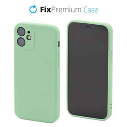 FixPremium - Case Rubber for iPhone 12 mini, green
