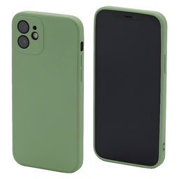 FixPremium - Case Rubber for iPhone 12 & 12 Pro, green