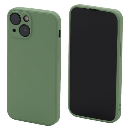 FixPremium - Case Rubber for iPhone 13 mini, green