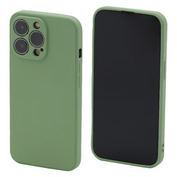 FixPremium - Case Rubber for iPhone 13 Pro, green