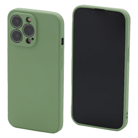 FixPremium - Case Rubber for iPhone 13 Pro Max, green