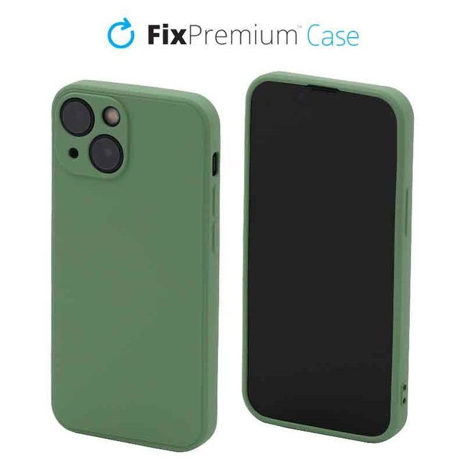 FixPremium - Case Rubber for iPhone 14 Plus, green