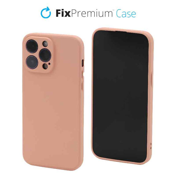 FixPremium - Case Rubber for iPhone 13 Pro Max, orange