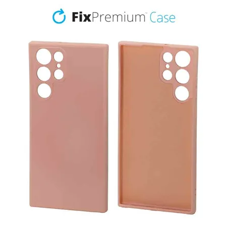 FixPremium - Case Rubber for Samsung Galaxy S22 Ultra, orange