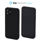 FixPremium - Case Rubber for iPhone 12 mini, black