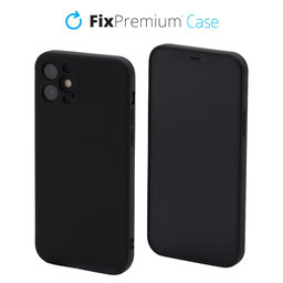 FixPremium - Case Rubber for iPhone 12 mini, black