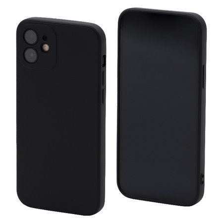 FixPremium - Case Rubber for iPhone 12 & 12 Pro, black