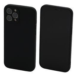 FixPremium - Case Rubber for iPhone 12 Pro Max, black