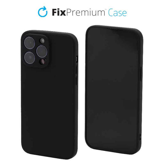 FixPremium - Case Rubber for iPhone 14 Pro Max, black