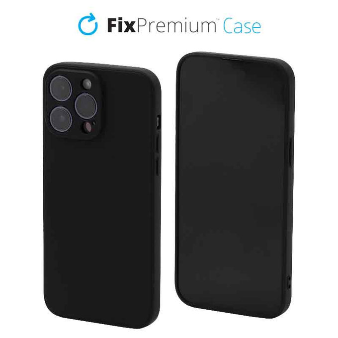 FixPremium - Case Rubber for iPhone 14 Pro Max, black
