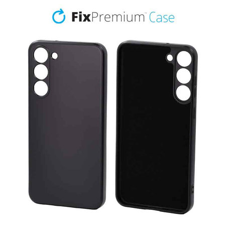 FixPremium - Case Rubber for Samsung Galaxy S23 Plus, black