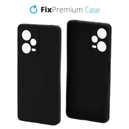 FixPremium - Case Rubber for Xiaomi Redmi Note 12 Pro Plus, black