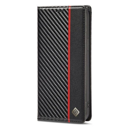 FixPremium - Case Carbon Wallet for iPhone 11, black