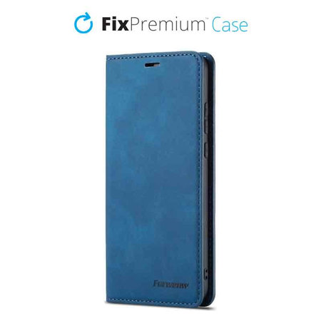 FixPremium Case Business Wallet for Samsung Galaxy S22, blue