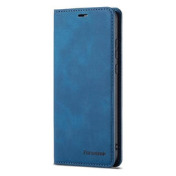 FixPremium - Case Business Wallet for Samsung Galaxy S22 Ultra, blue