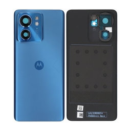 Motorola Edge 40 - Battery Cover (Lunar Blue) - 5S58C22679 Genuine Service Pack