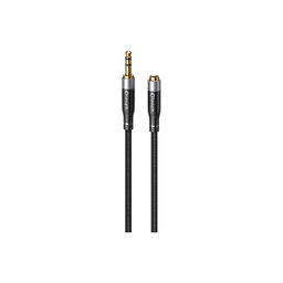 Elough - Jack 3.5mm (F) / Jack 3.5mm (M) AUX Cable (1m), black