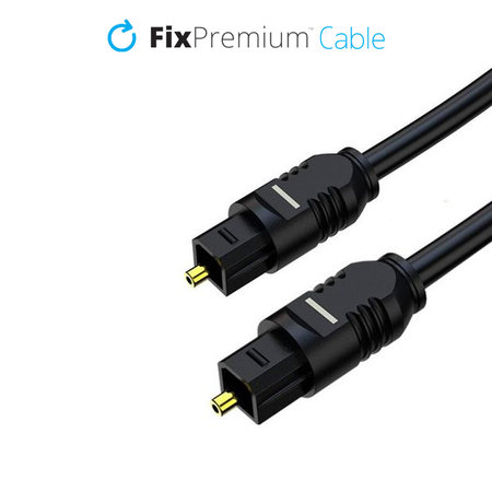 FixPremium - Audio Optical Cable (1m), black