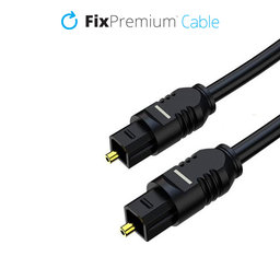 FixPremium - Audio Optical Cable (2m), black