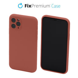 FixPremium - Silicone Case for iPhone 11 Pro, burgundy