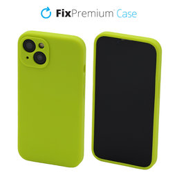 FixPremium - Silicone Case for iPhone 13, neon green