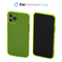 FixPremium - Case Clear for iPhone 11 Pro, yellow