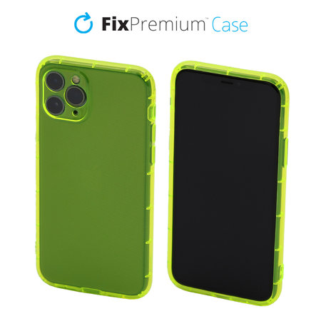 FixPremium - Case Clear for iPhone 11 Pro, yellow