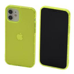 FixPremium - Case Clear for iPhone 12 & 12 Pro, yellow