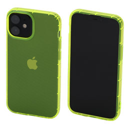 FixPremium - Case Clear for iPhone 13 mini, yellow