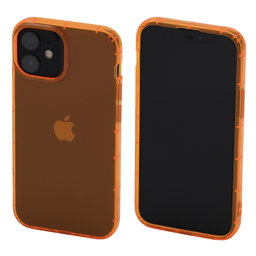 FixPremium - Case Clear for iPhone 13 mini, orange