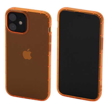 FixPremium - Case Clear for iPhone 13 mini, orange