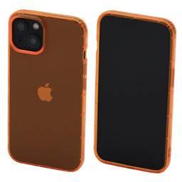 FixPremium - Case Clear for iPhone 13, orange