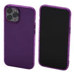 FixPremium - Case Clear for iPhone 12 Pro Max, violet